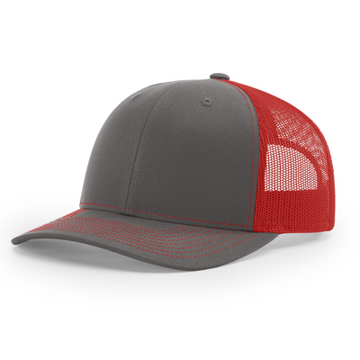 Charcoal/Red