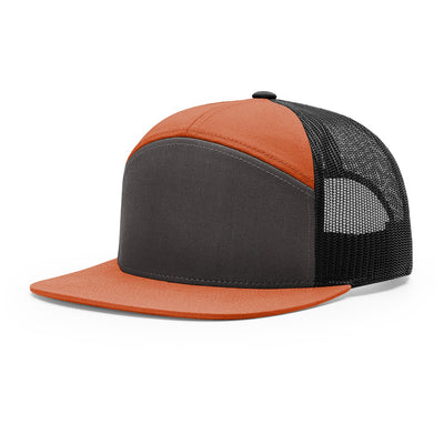 Charcoal/Burnt-Orange-Black